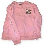 MTV Juniors’ Graphic Print Sweatshirt Pink Size L Photo 4