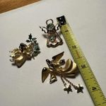 Lot of 3 Gold Tone Brooch Pins Photo 2