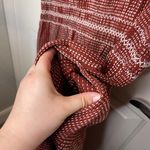 Ariat Maroon White Sunset State Of Mind Maxi Dress Sz XL Western Cottage Prairie Photo 3