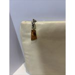 Anne Klein by Calderon Women's White Leather Clutch/Shoulder Bag Vintage Photo 3