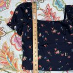 Gianni Bini  Jessica blouse small flower gardens cropped top on or off shoulder Photo 2