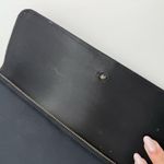 Vintage Black Silk Floral Embroidered Clutch Bag *No Closure* Photo 6