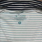 Carve Designs  Cruz Navy Stripe‎ 1/2 Zip Long Sleeve Swim Rashguard Size Small Photo 7