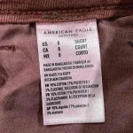 American Eagle ⭐️  maroon mom jeans in size 8 short Photo 3