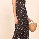 Reformation  Jade Floral Open Back Dress Photo 0