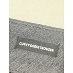 Loft Outlet Gray Curvy Dress Trouser Pants Women's Size 12 Petite Career Stretch Photo 3