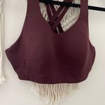 Lululemon Run Times Bra maroon color Photo 2