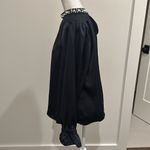 TCEC NWT  Navy Satin Blouse Sz M Photo 1