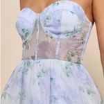Lulus Floral wedding guest dress  Photo 2