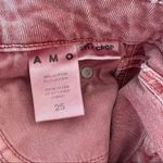 AMO Stix Crop Jeans in Canyon Rose Pink Size 25 Photo 14