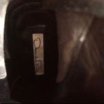 Oscar de la Renta Floral Print Suede Knee High Boots Photo 9