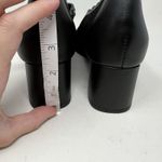 Aetrex  Simone Mary Jane Heels Size 7.5 Suede Black Strappy Heels Goth Academia Photo 9