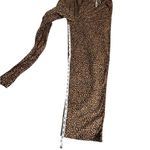 DKNY  Cheetah Print Fleece 2PC Pajama Pant Set Long Sleeves LRG p16 Photo 4