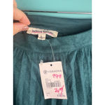 Jealous Tomato Teal Pleated Asymmetrical Skirt L | Mesh Layered Midi High Low He Photo 2