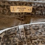 Abercrombie & Fitch High Rise Animal Print Jeans Photo 5