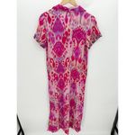 Soft Surroundings Palace Pink Printed Short Sleeve Maxi Dress Women's Size Small Photo 1