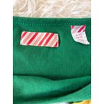 Christmas Holiday Long Sleeve Top XL/XG Santa Ice Skating Festive Green Photo 2