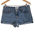 Vanilla Star Jeans Vanilla Star Juniors Denim Shorts Size 9 Cuffed Blue Jean Shorts 29" Waist Photo 1