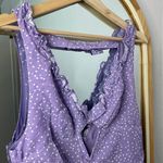 For Love & Lemons Chelsea lavender dotted ruched mini dress Photo 2