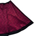 Pink Black Lace Overlay Vintage Skirt jody Of California Small Photo 2