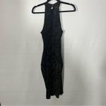 Privy ‎ Black And Gold Glitter Dress Size Medium Photo 1