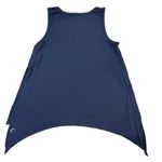 Zyia  Active Women’s Medium Navy Blue Shark Bite Split Hem Exercise Tank Top Photo 1
