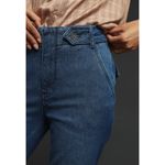 Anthropologie NWT Pilcro Polished Mid-Rise Bootcut Jeans Size 27 Dark Trousers Photo 4