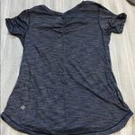 Lululemon  Navy Blue Short Sleeve Top Photo 1