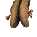 Marc Joseph  New York Brown Leather Driving Moccasins Tassels size 8 casual Photo 5