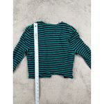 Armani Exchange  Striped‎ Cropped Blazer Career Jacket M Y2K Retro City Photo 3