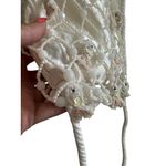 LA REGALE Vintage White Beaded Fish Cocktail Bag Purse Photo 3