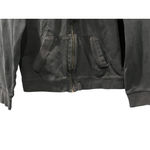 Vintage Ralph Lauren Jeans Company Size Large Crest Patch Full Zip Velvet Hoodie Black Photo 2