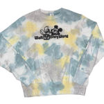 Disney Walt  World Resort Parks Embroidered Tie Dye Mickey Sweatshirt Size Medium Photo 0