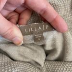 Lilla P Sleeveless Dropped Shoulder Waffle Cowl‎ Neck Top Womens Size S Beige Photo 1