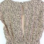 She & Sky  Animal Print Jumper‎ Nude Black Size L Photo 6