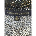 Adrienne Vittadini  Metallic Ring Detail Short Sleeve Top In Abstract Print XL Photo 6