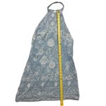 Urban Outfitters  Women's S Blue Floral Catalina Halter Mini Dress Casual Spring Photo 4