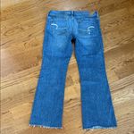 American Eagle  Outfitters Flare Distressed Blue Jeans Photo 4