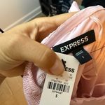 EXPRESS Nwt Baby Pink Floral Bow Strapless Romper Photo 5