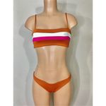 l*space New. L* Rebel stripe bikini set. L/M. Retails $178 Photo 8