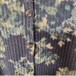 Urban Outfitters Out from under UO blue floral button up long sleeve cardigan top Photo 7
