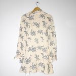 Proenza Schouler Sample Dress Embroidered Cream Long Sleeve US 4 / Small Photo 3