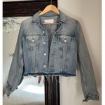 RE/DONE  Denim Raw Edge Denim Jacket Size Small Photo 1