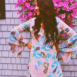 Floral Bell Sleeve Dress Multi Size M Photo 4