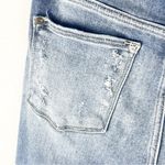 Judy Blue  Blue Denim Straight Fit Ripped Distressed High Rise Jeans, Size 28 Photo 15