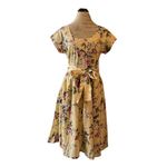 Jennifer Moore 80s vintage floral swing dress Photo 1