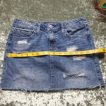 Aeropostale  Distressed Denim Skirt Photo 4