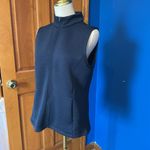 Lady Hagen  Navy Blue Vest. Textured Material. Size Medium Photo 1