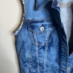 Arizona Jeans Arizona Jean Co Tie-dye Denim Vest Junior’s Large Photo 1