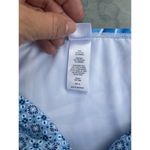 Tropical Escape NEW Bikini Bottom Women’s 16  Twist Waist Blue Tropical Print Photo 2